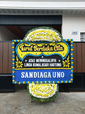 Papan Bunga Duka di Pabean